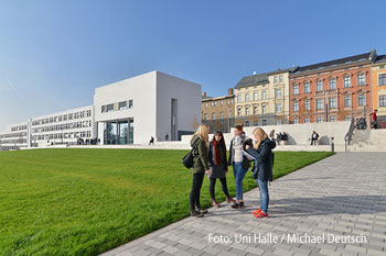 Campus der Uni Halle-Wittenberg